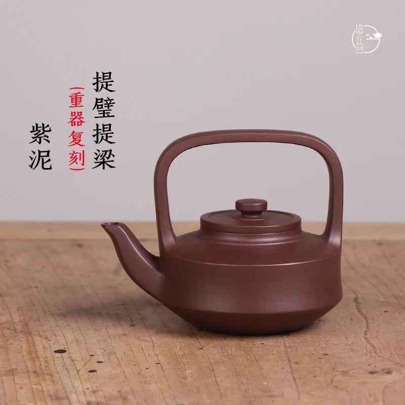 |DE chang, yixing recommended pure manual lift pot of ore famous purple clay wall girder are authentic teapot household