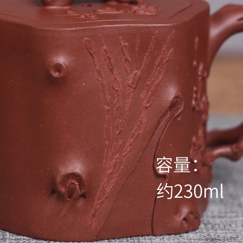 |DE chang, yixing recommended pure manual pile bottom groove qing mei pot of craftsmen all handmade