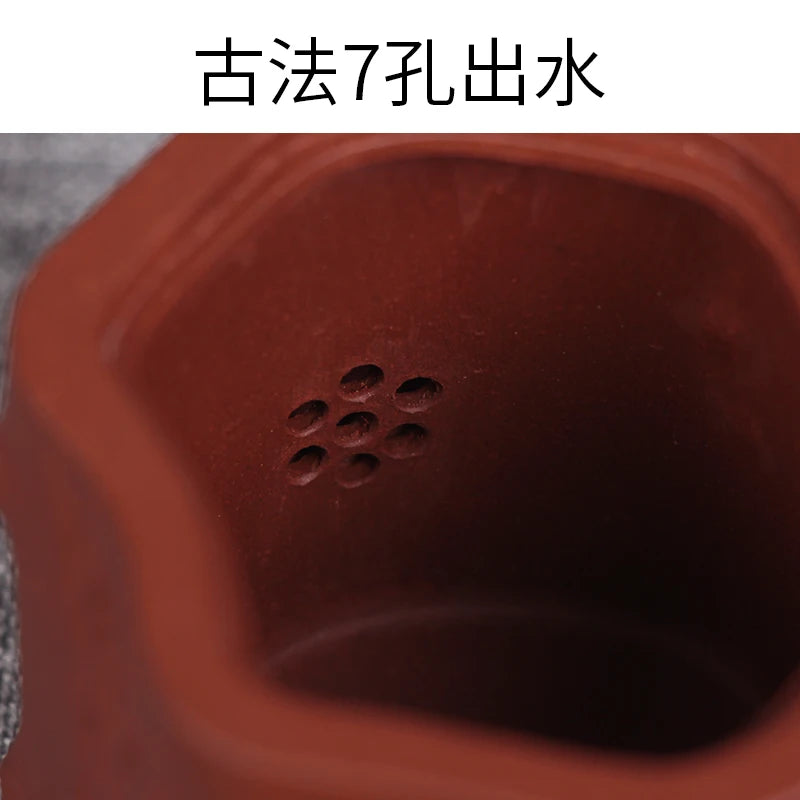 |DE chang, yixing recommended pure manual pile bottom groove qing mei pot of craftsmen all handmade