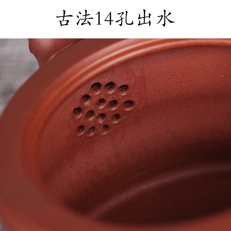 |DE chang, yixing recommended pure manual undressed ore qing bamboo pot of of bottom chamfer Song Hongwei half handmade