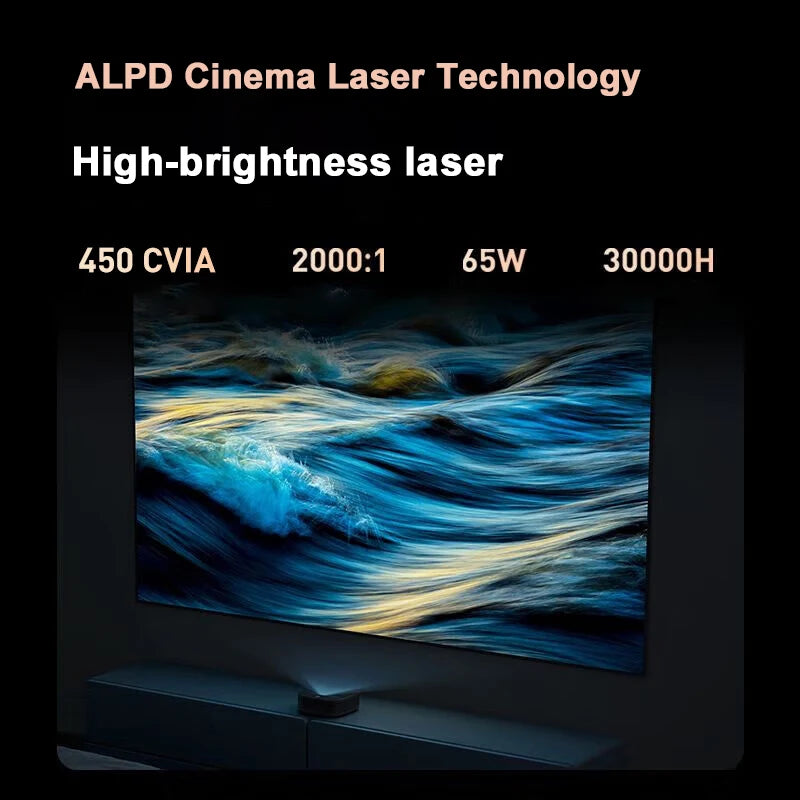 Dangbei U1 UST 1080P Laser Projector Ultra Short Throw Cinema Smart MEMC HDR Video Beamer For Home Theater