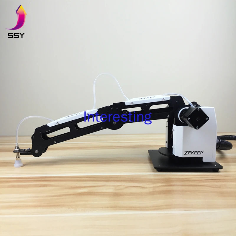 Desktop Small Industrial Three-axis Robotic Arm Teaching Device PLC Manipulator Open Source Control Online Sorting Robot
