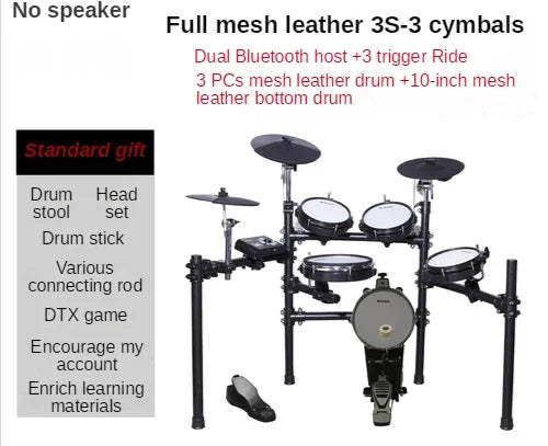 Electronic musical instruments Digital Electronic Drums Musical Instrument Kids Electronic Drum Set Professional Instrumento Musical Profissional Drum Set