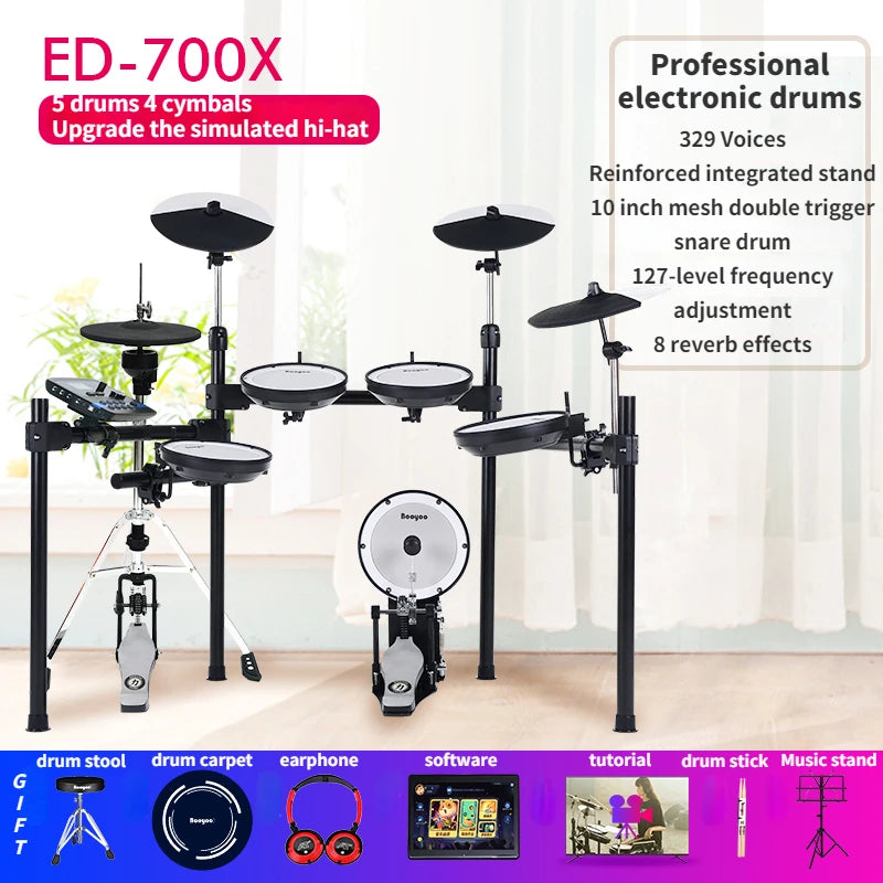 Electronic musical instruments Digital Midi Electronic Drums Musical Instrument Electronic Drum Set Professional Adults Elektronische Trommel Drums Instrument