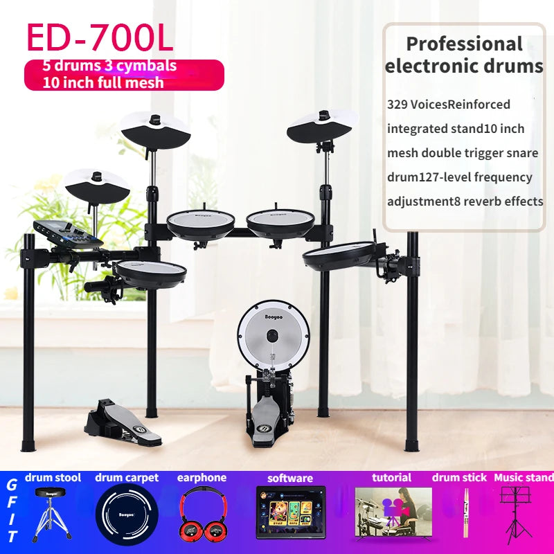 Electronic musical instruments Digital Midi Electronic Drums Musical Instrument Electronic Drum Set Professional Adults Elektronische Trommel Drums Instrument