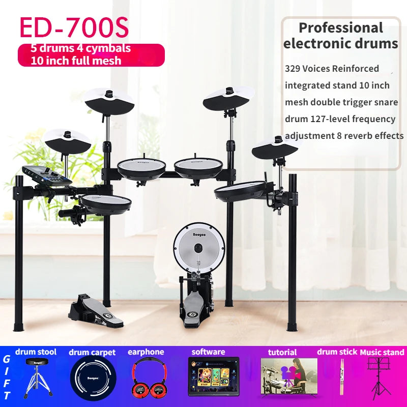 Electronic musical instruments Digital Midi Electronic Drums Musical Instrument Electronic Drum Set Professional Adults Elektronische Trommel Drums Instrument