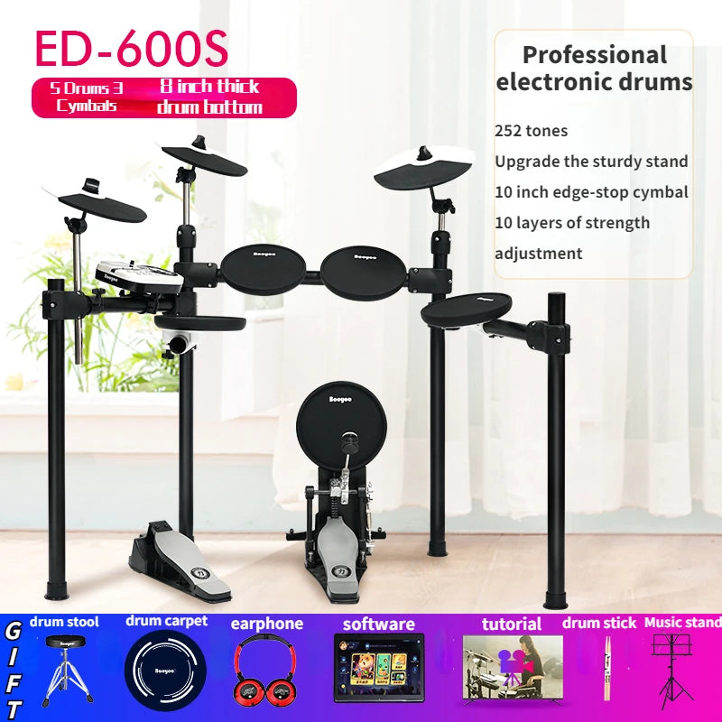 Electronic musical instruments Digital Midi Electronic Drums Musical Instrument Electronic Drum Set Professional Adults Elektronische Trommel Drums Instrument