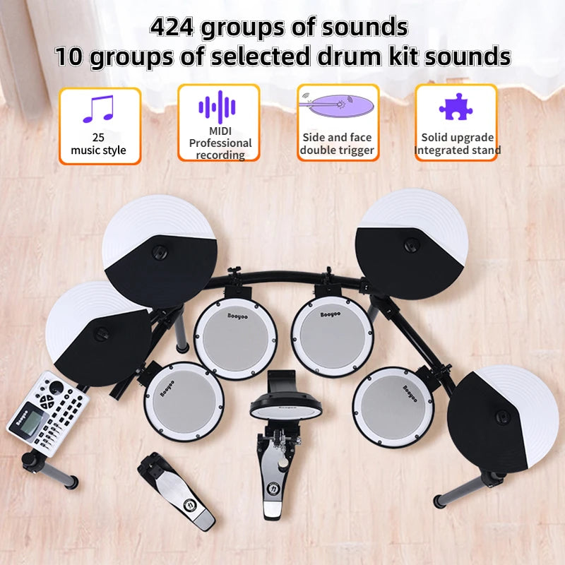 Electronic musical instruments Digital Midi Electronic Drums Musical Instrument Electronic Drum Set Professional Adults Elektronische Trommel Drums Instrument