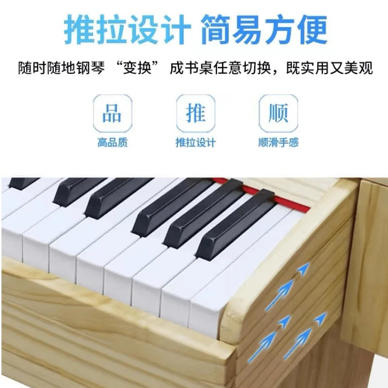 Digital electric piano 88 key hammer beginner professional grade test solid wood portable