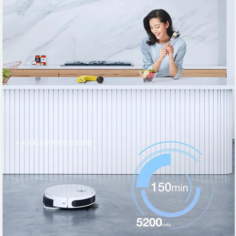 ECOVACS N9+ Vacuum Cleaner Sweeping and Mopping Integrated Robot for Household Intelligent Automatic Cleaning Mop 2200Pa Suction