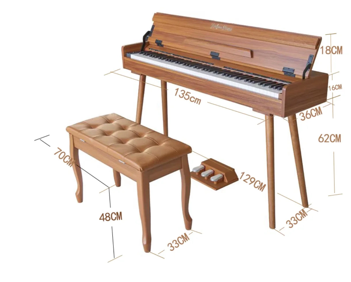 Electric Piano Digital Piano Desk Style 88-Key Gradually Heavy Hammer Keyboard