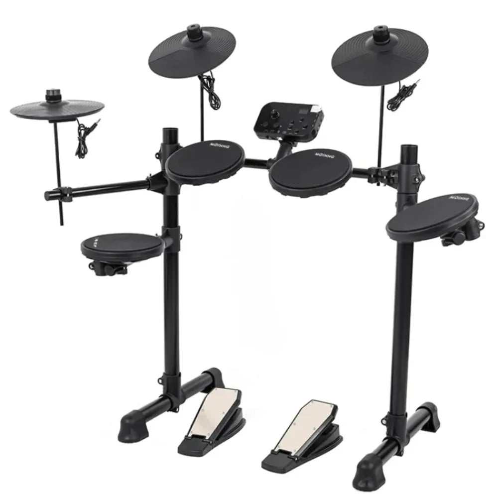 Electronic musical instruments Electronic Drum Set MT10 Convenient 5-drum, 3-cymbal all-silicone Electronic Drum Kit 180 tones USB, MIDI, Headphone Interface.