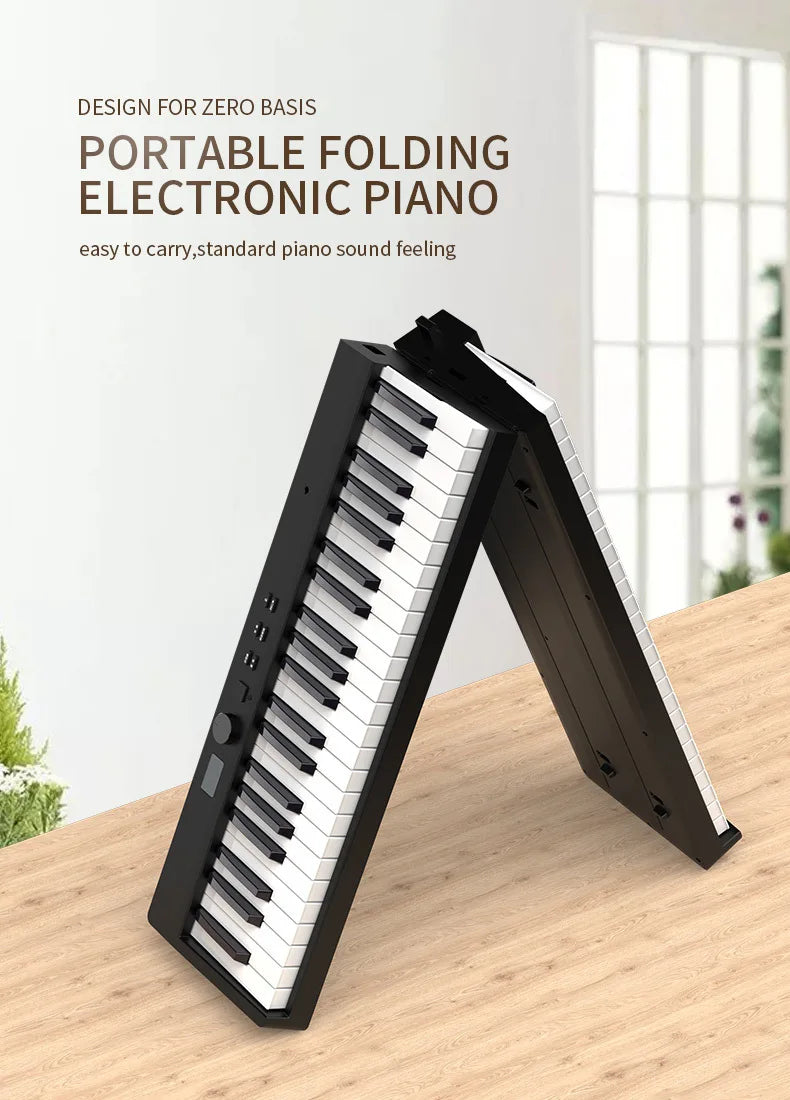 Electronic Organ 88 Keys Folding Beginner Electronic Piano Adult Portable Electric Piano
