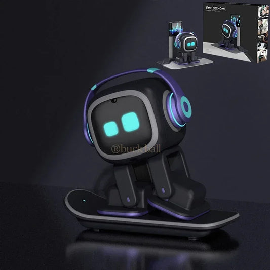 Emo Go Home Robot Intelligent Ai Emotional Communication Interactive Speech Recognition Desktop Accompanying Electronic Pet Toys