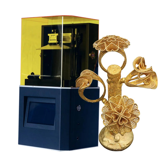 Factory Price Industrial Grade DLP Jewelry 3D Printer Wax Machine 55um High Precision 3D Printer