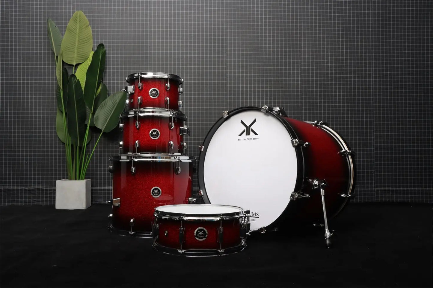 Electronic musical instruments Factory wholesale Chinese percussion musical instruments drum kit with cymbals