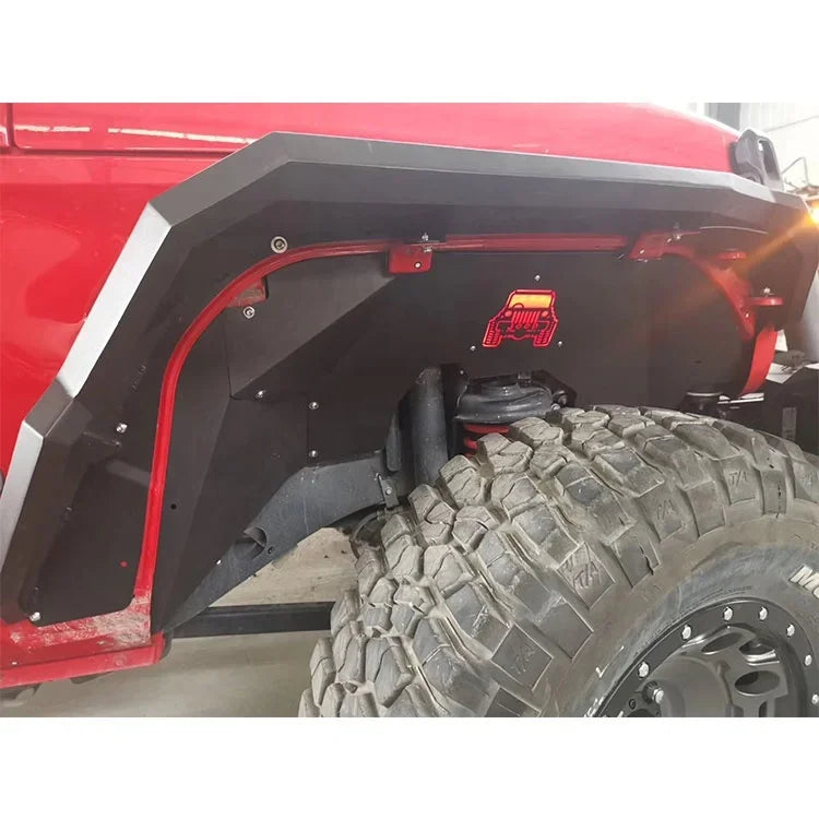 Fender flare with amber light for Jeep Wrangler JL