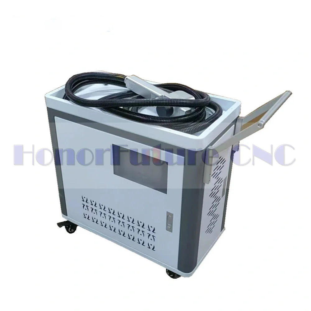 Fiber Laser Paint Steel Rust Removal Clean Cleaning Equipment Source Suitcase Pulse Machine