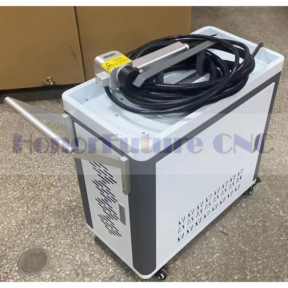 Fiber Laser Paint Steel Rust Removal Clean Cleaning Equipment Source Suitcase Pulse Machine