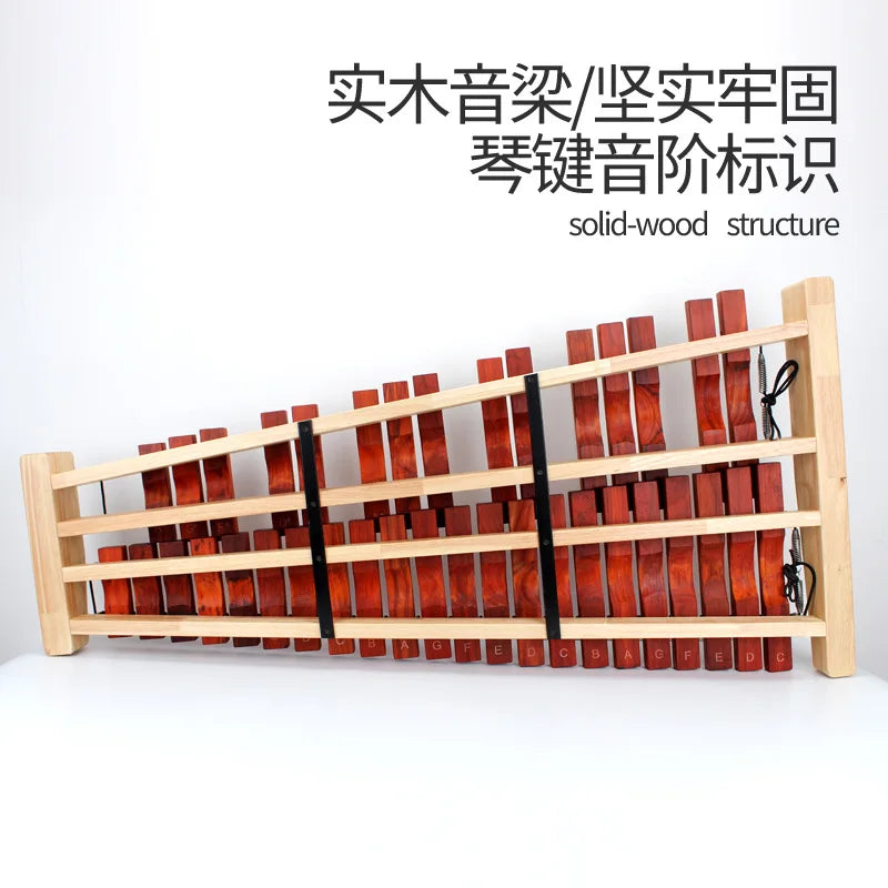 Electronic musical instruments Fleet xylophone percussion instrument marimba professional performance level 37 key mahogany