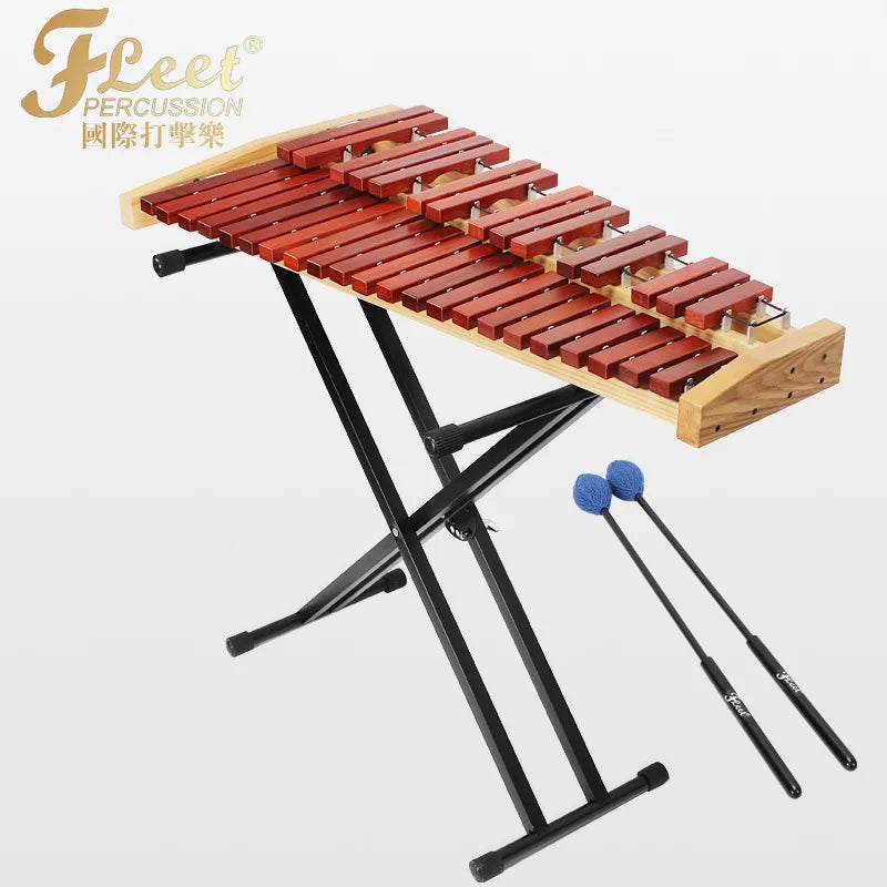 Electronic musical instruments Fleet xylophone percussion instrument marimba professional performance level 37 key mahogany