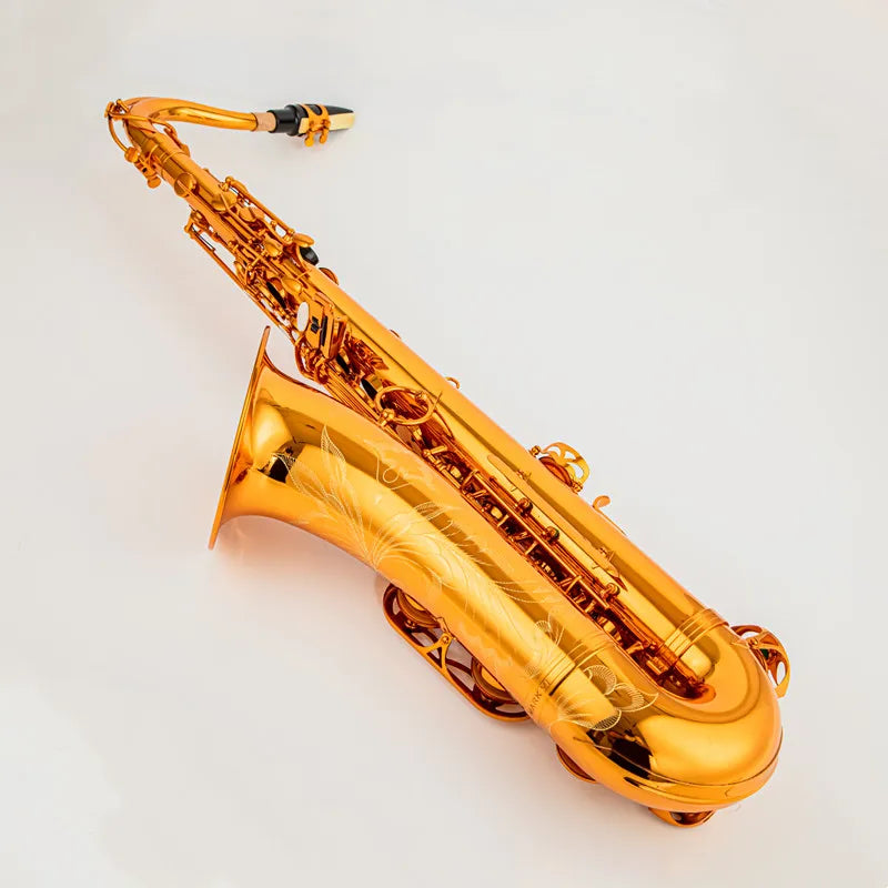 French manufacturing Custom Mark VI Saxophone High Quality Tenor Saxophone Coffee color copper Brass With mouthpiece