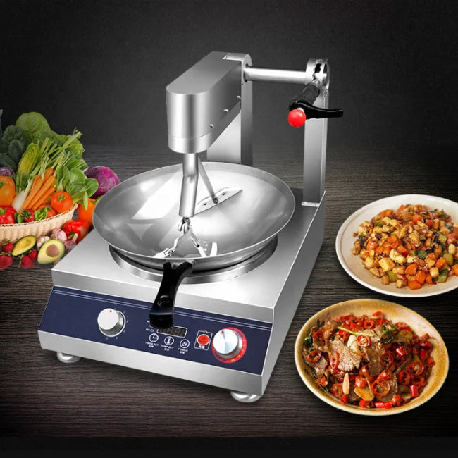 Fully Automatic Stir-fry Machine Commercial Intelligent Stir-fry Robot Cooking Take-out Magic Machine Stir-fry Pot