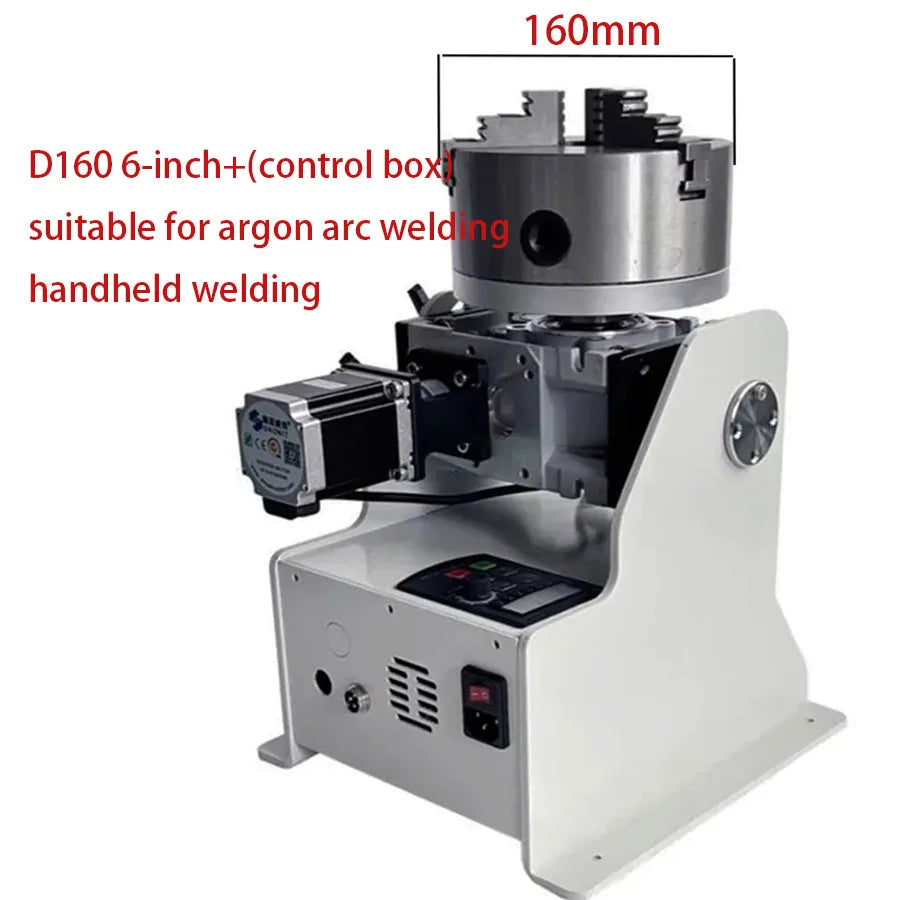 Fully automatic precision speed control rotary table positioner argon arc welding handheld laser welding ring seam welding equip