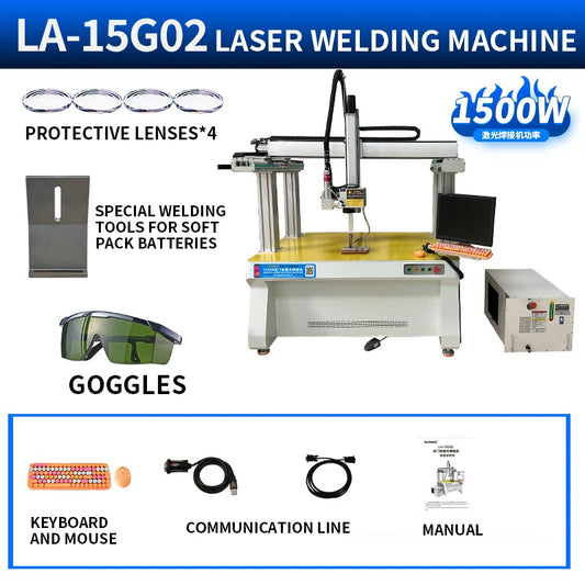 Gantry laser automatic welding machine Lithium battery welding laser Soft pack battery spot welding equipment automatic