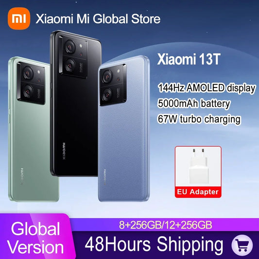 Global Version Xiaomi 13T 5G 50M Camera Large Screen 144HZ High Refresh Rate IP68 Waterproof NFC MediaTek Dimensity 8200-Ultra