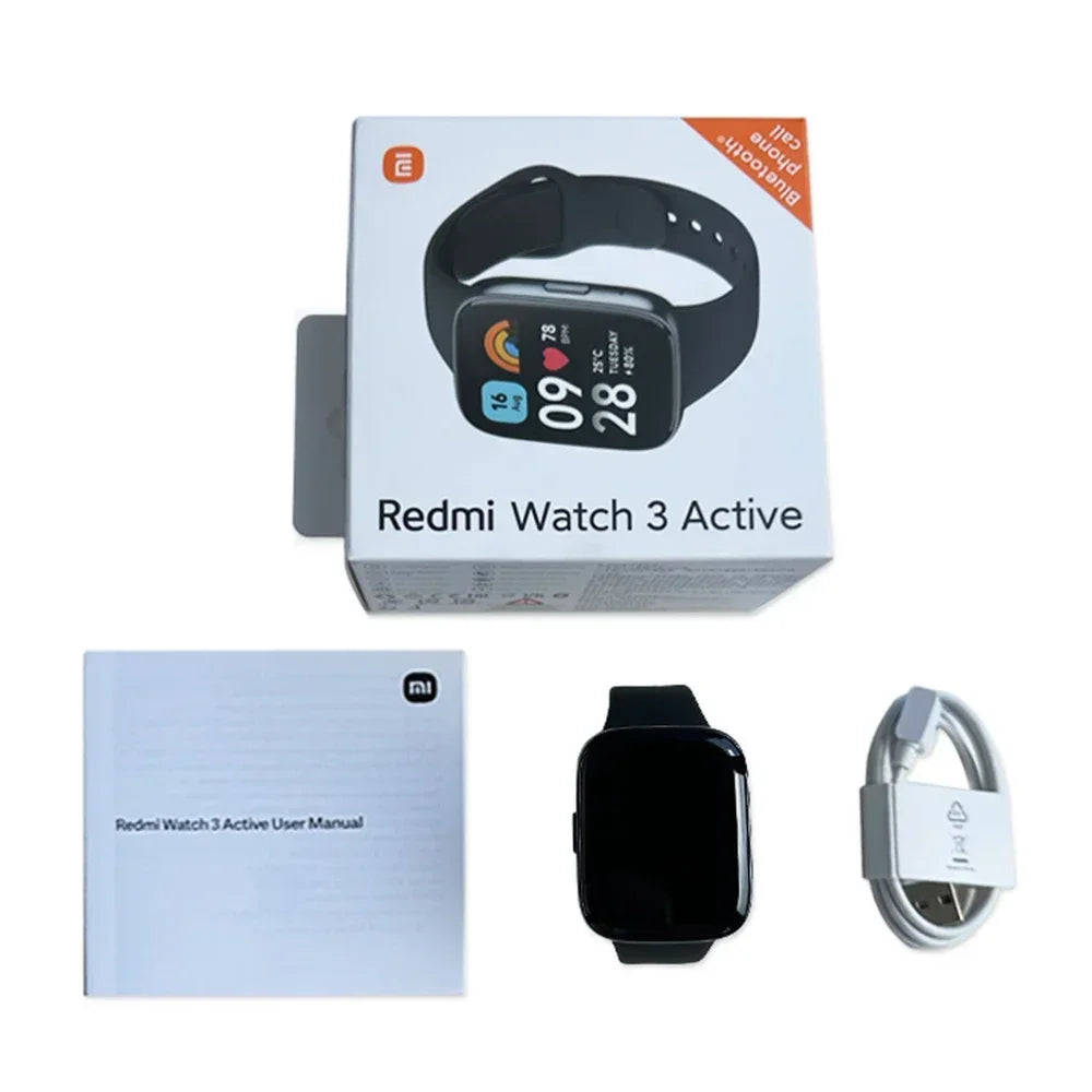 Global Version Xiaomi Redmi Watch 3 Active Bluetooth 5.3 Sport Bracelets 1.83'' LCD Display Blood Oxygen Monitor 5ATM Waterproof