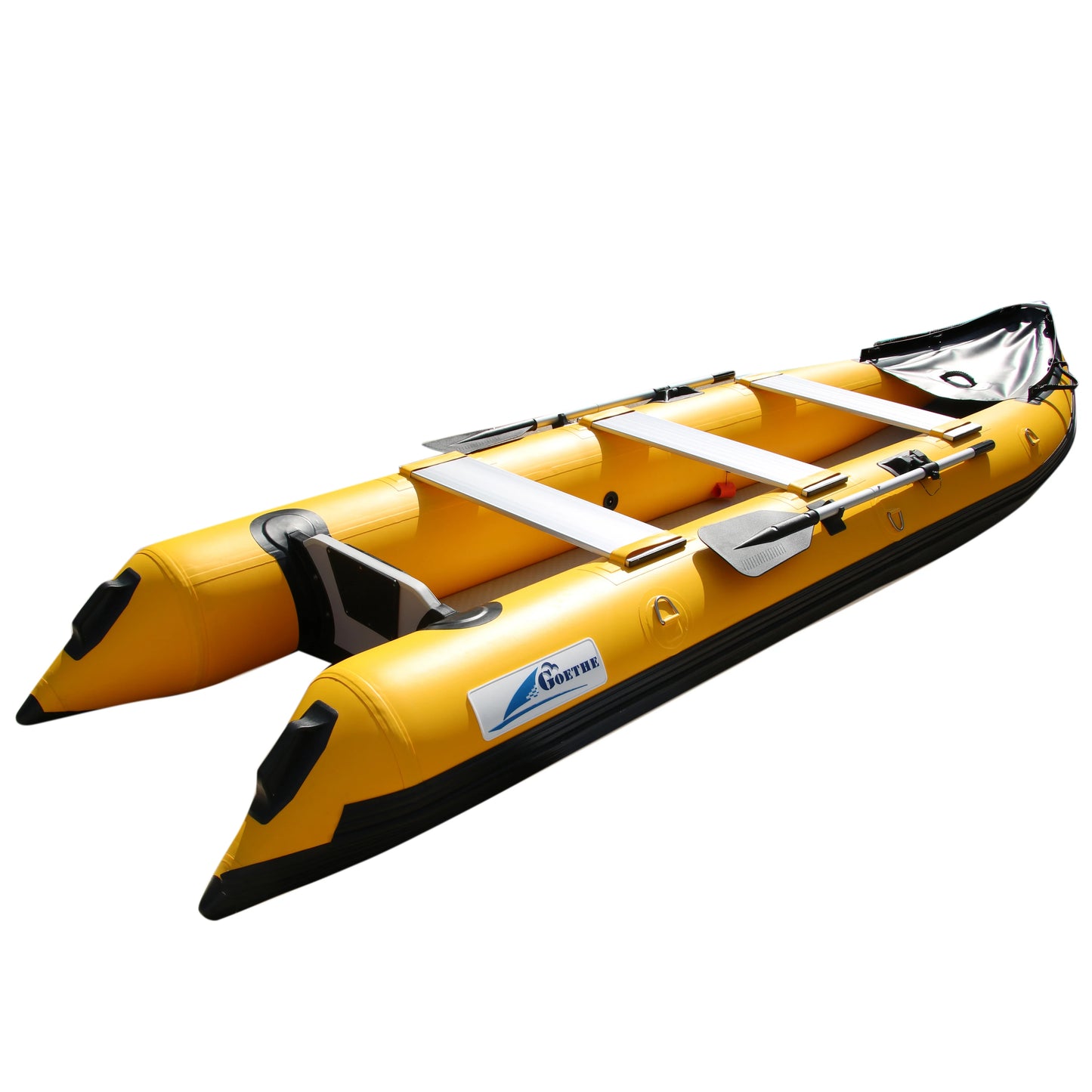 Goboat GTK370 Inflatable Boat Carp Fishing Kayak CE Outdoor Bluewater 2 Persons Drifting Rowing Camping Equipment