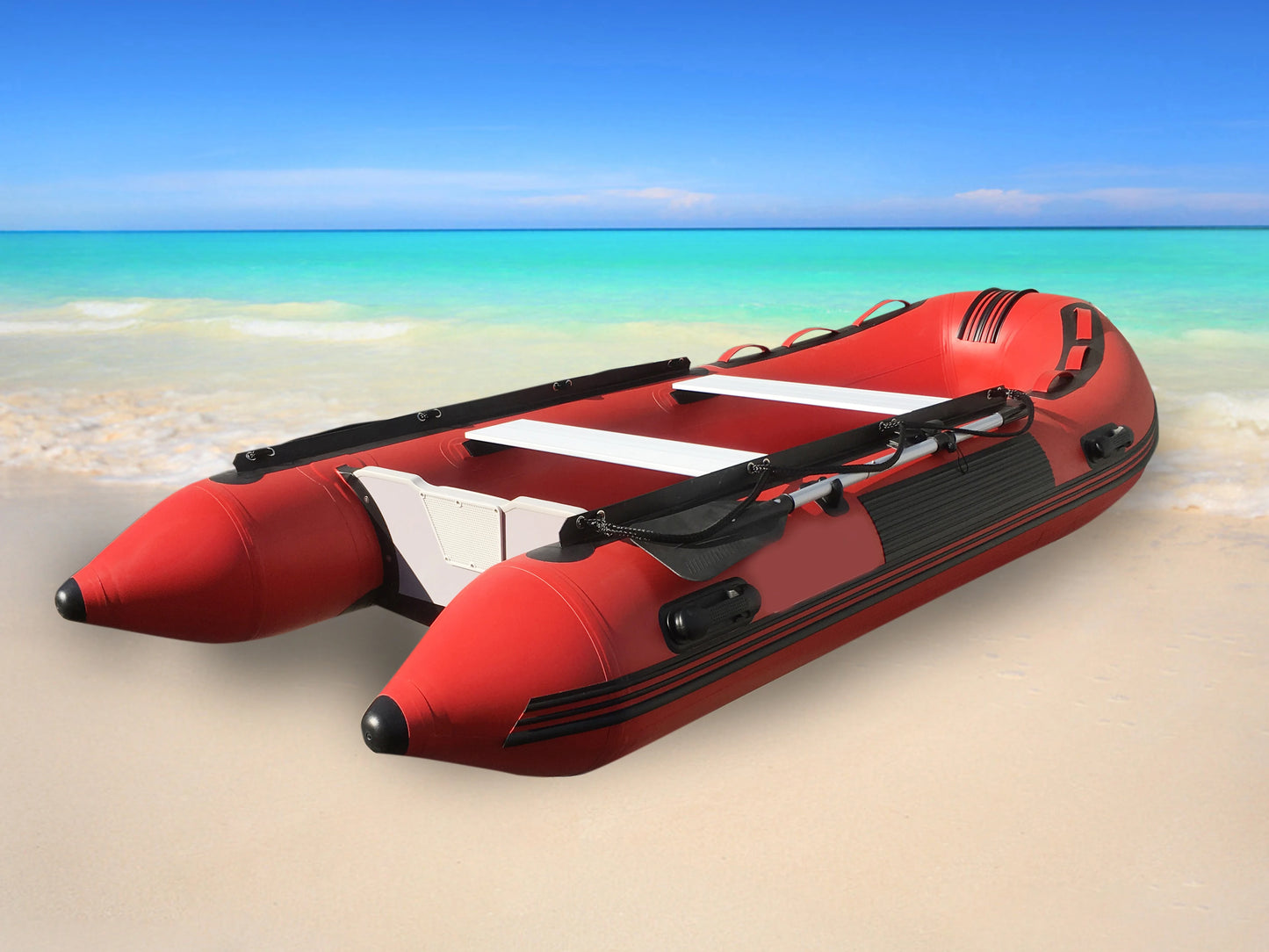 Goboat GTS330 Inflatable Boat Waterplay CE PVC Rescue Crafts With Optional Fishing Accessories Aluminum Floor Camping Equipment