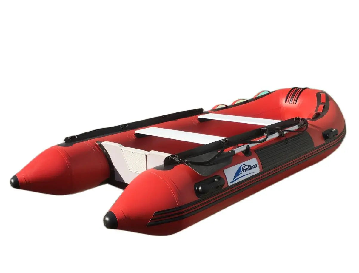 Goboat GTS330 Inflatable Boat Waterplay CE PVC Rescue Crafts With Optional Fishing Accessories Aluminum Floor Camping Equipment