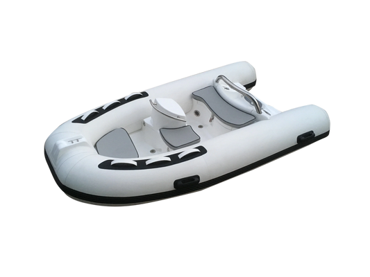 Goboat RIB300C Rigid Inflatable Boat CE PVC Or Hypalon RIB Luxury Fiberglass Hull With Fishing Accessories Carpfishing Equipment