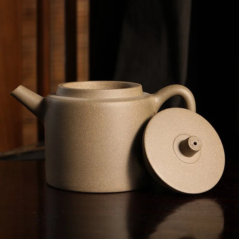 Guanfu Museum: Imitation Shidabin Purple Clay Teapot Set Dabin Teapot Tea Cup One Pot Two Cups Purple Clay Tea Set