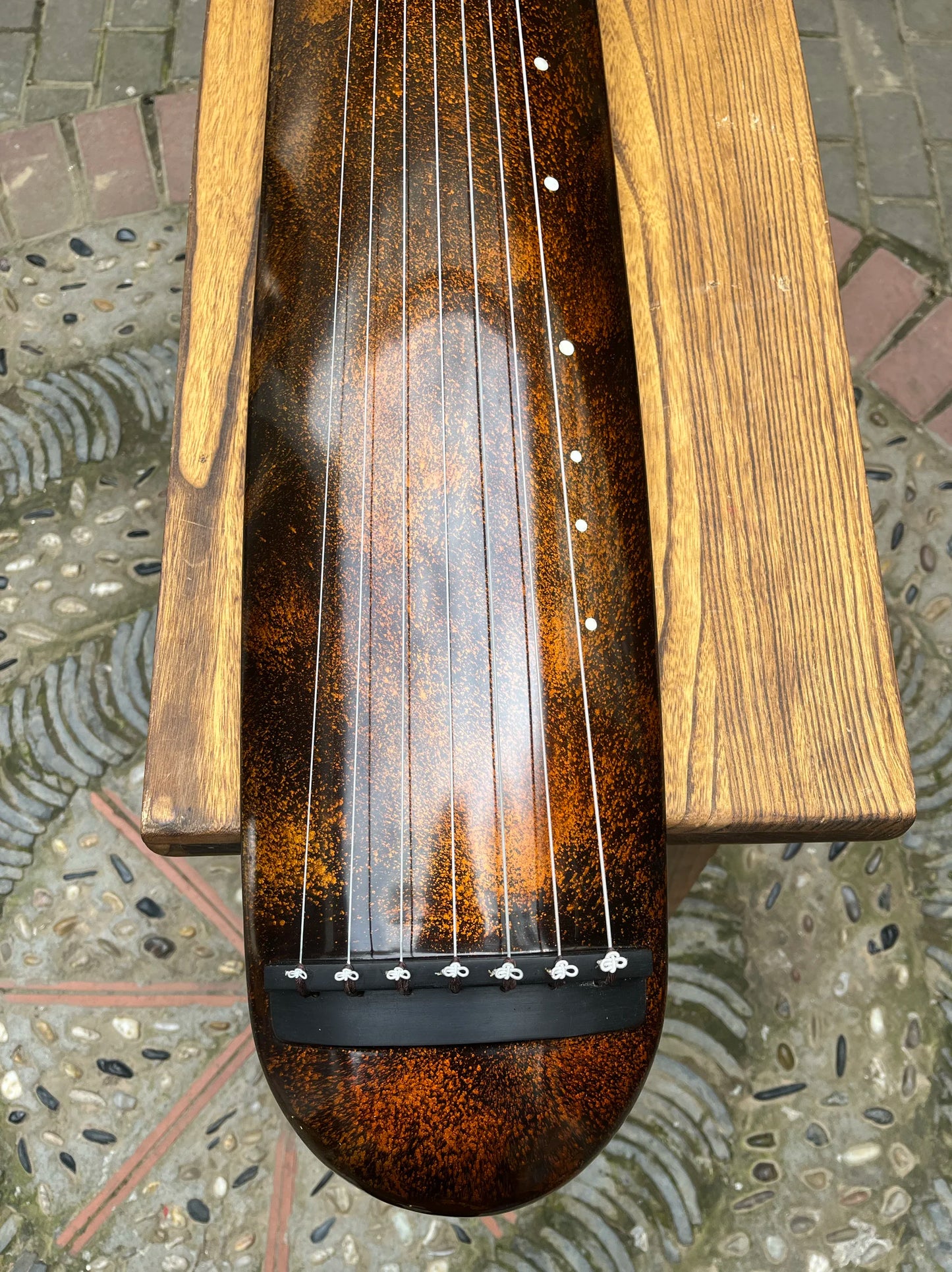 Guqin Old cedar wood Chaotic style Chinese string instrument