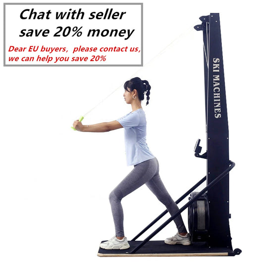 Gym fitness equipment  ski machine  rower machine factory sky erg skiing trainer crossfit ski machine rowing machine