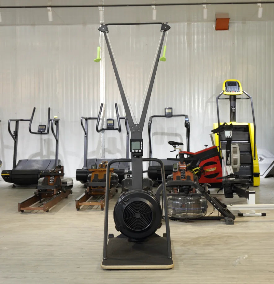 Gym fitness equipment  ski machine  rower machine factory sky erg skiing trainer crossfit ski machine rowing machine