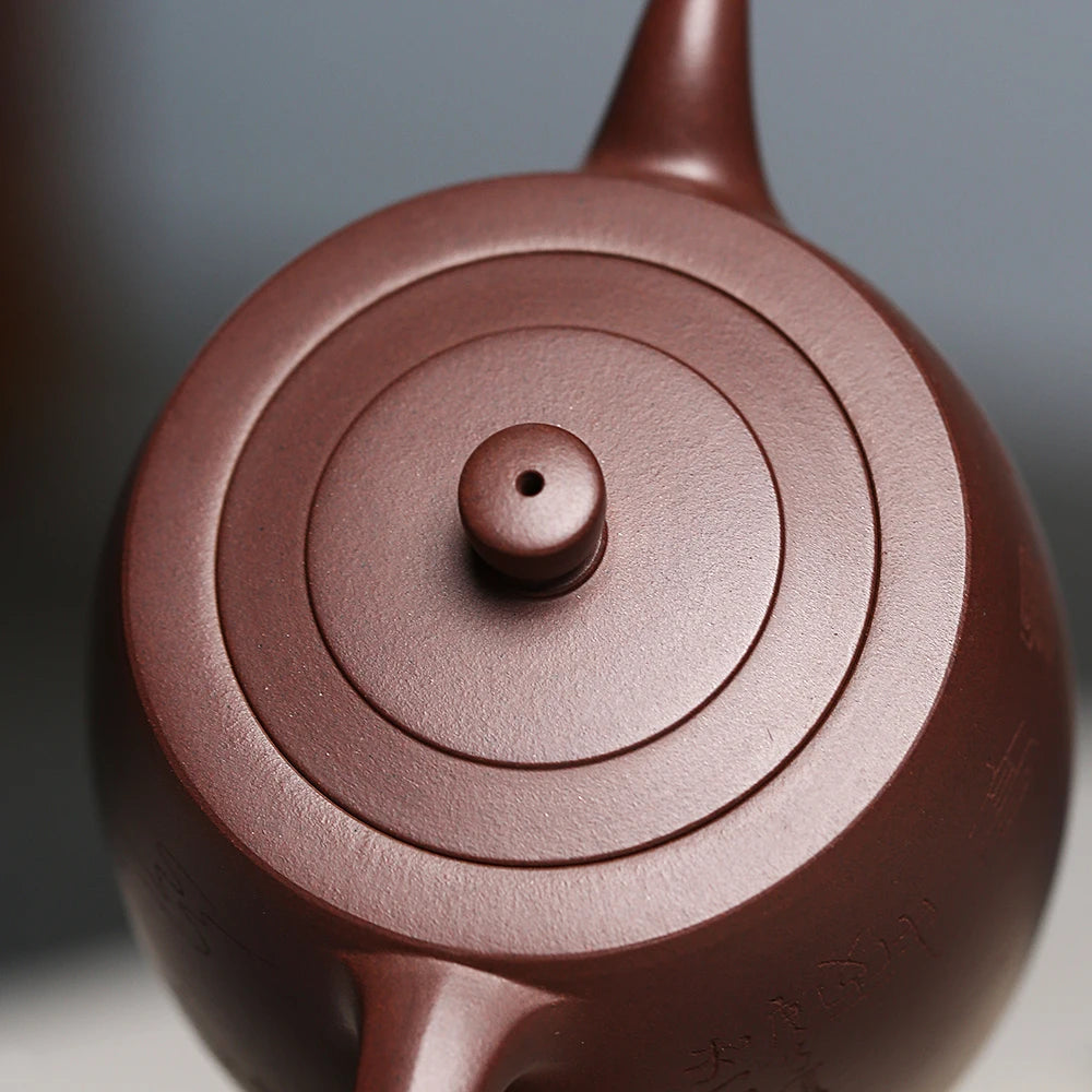 |H pot spring yixing are recommended by Malaysia is pure manual kung fu teapot undressed ore large purple clay bar pot