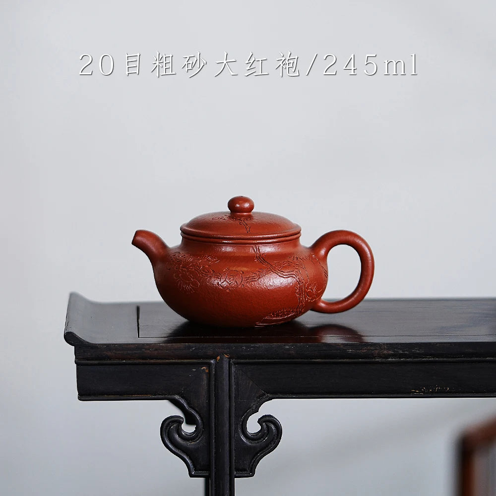 |H pot spring yixing are recommended by Malaysia  pure manual kung fu tea teapot undressed ore dahongpao antique