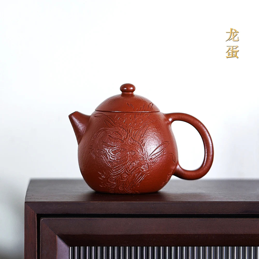 |H pot spring yixing are recommended by Malaysia  pure manual kung fu tea teapot undressed ore dahongpao dragon egg