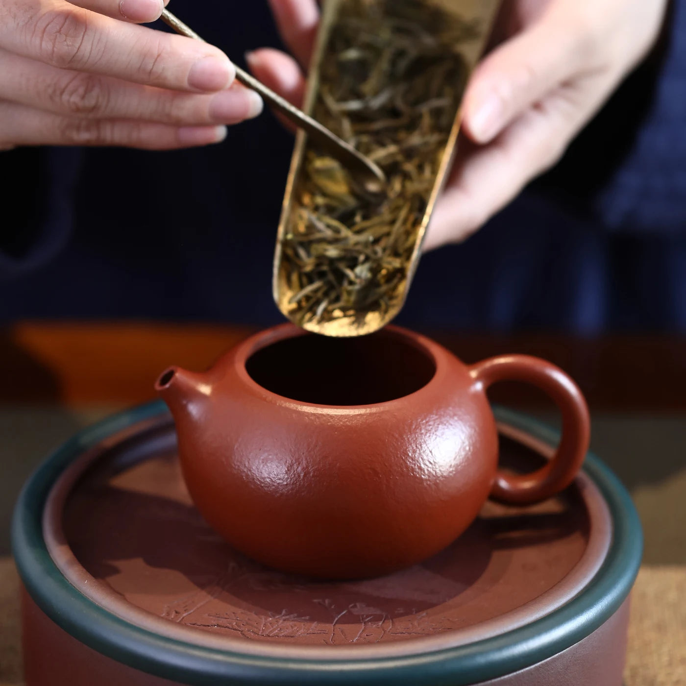 |H pot spring yixing are recommended by Shang Huagang handmade household teapot undressed ore dahongpao xi shi pot