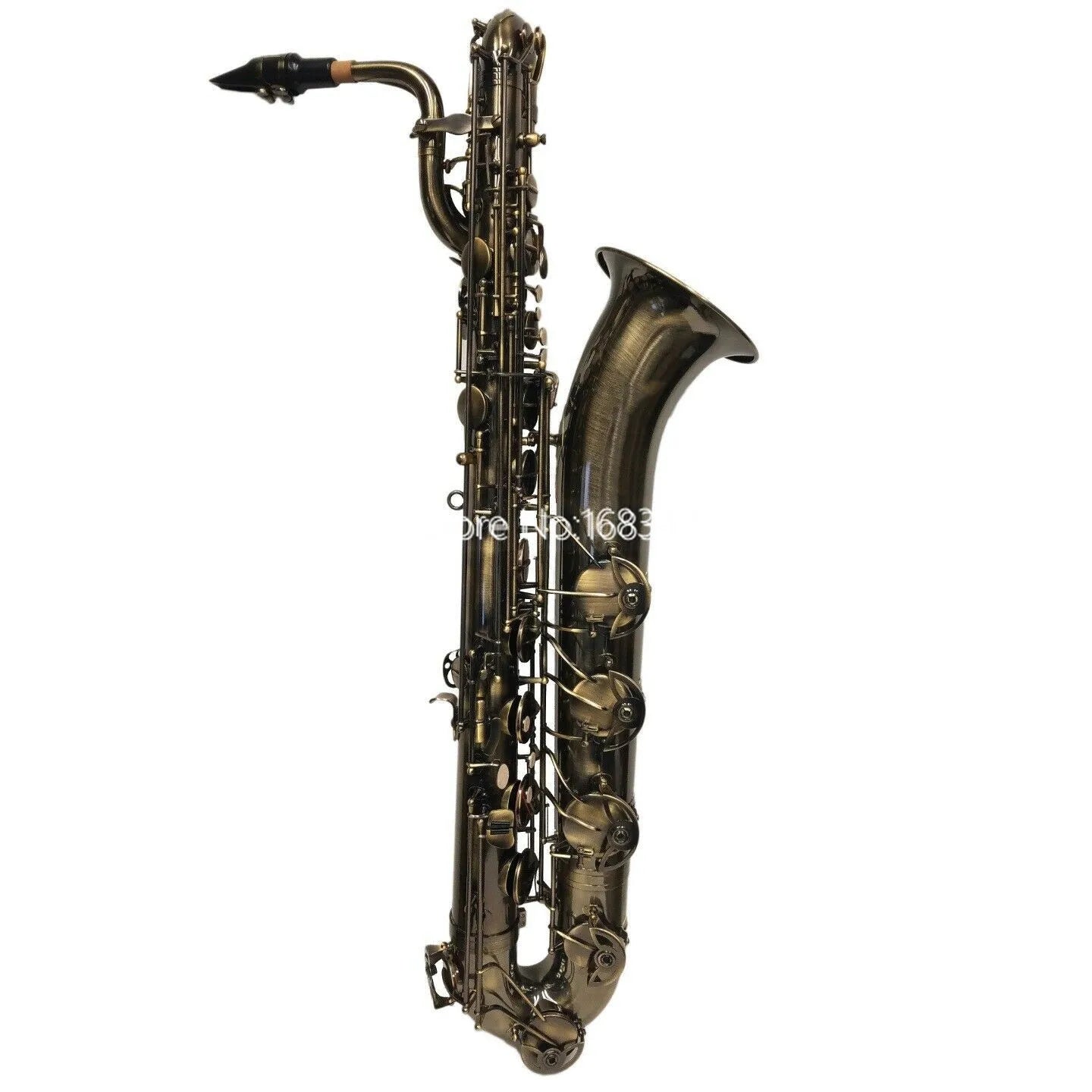 New Arrival Baritone Saxophone E Flat Antique copper musical instrument Professional With Case Accessories Free Shipping