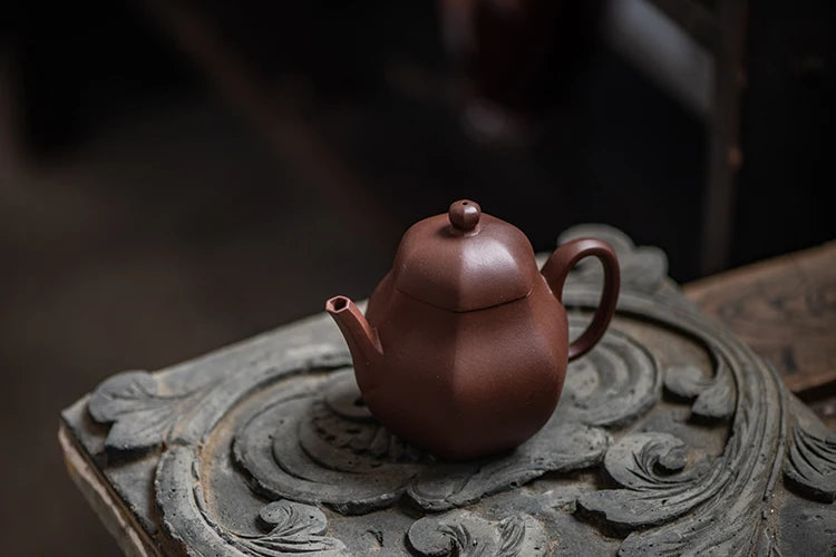 Authentic And ExquisitE Yixing PurPle Clay Pot, Fully Handmade Tea Set, Home ColleCtion, Original Mine Bottom Slot, Old