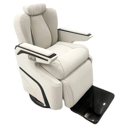 HXL Luxury Massage Armchair Electric Smart USB Charging Hairdressing Chair Put down