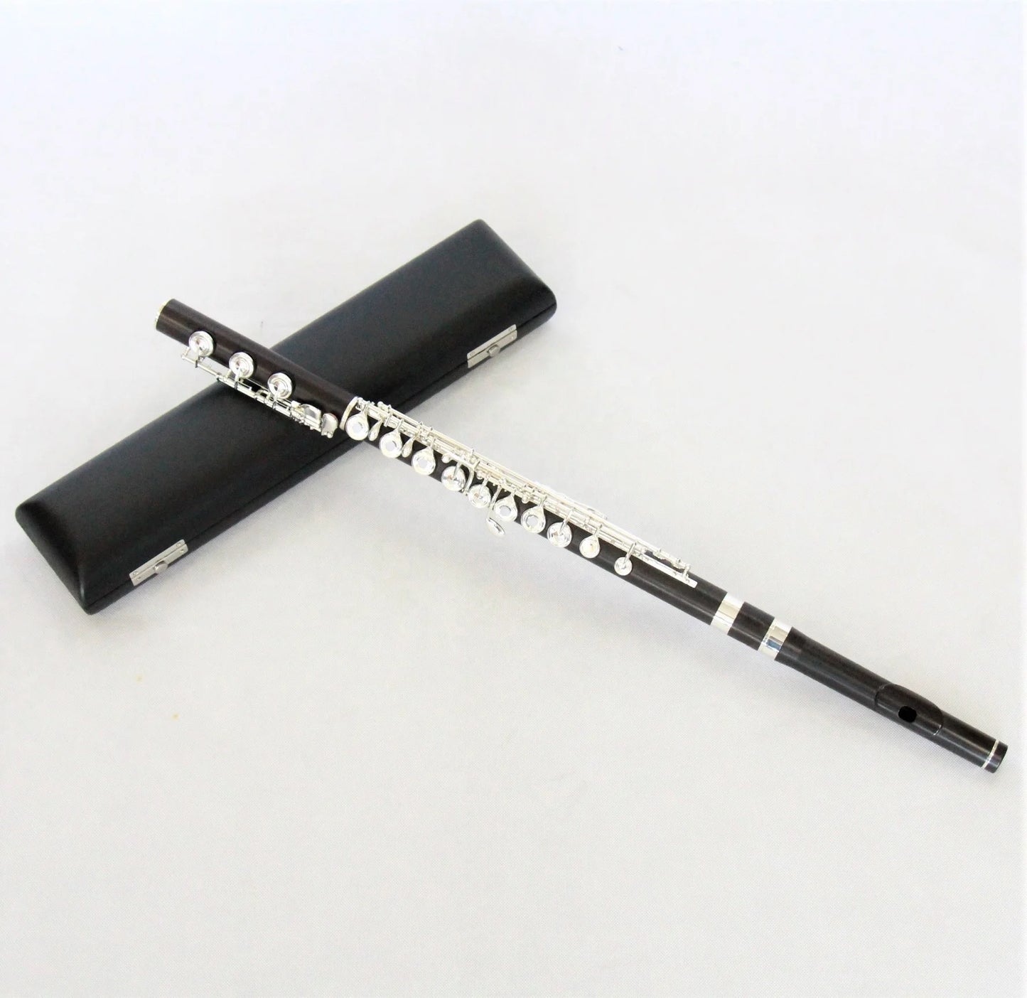 Handmade C Key High Cost Performance Ebony Flute Silver Plated Flute Wooden High End Professional Wooden Flute