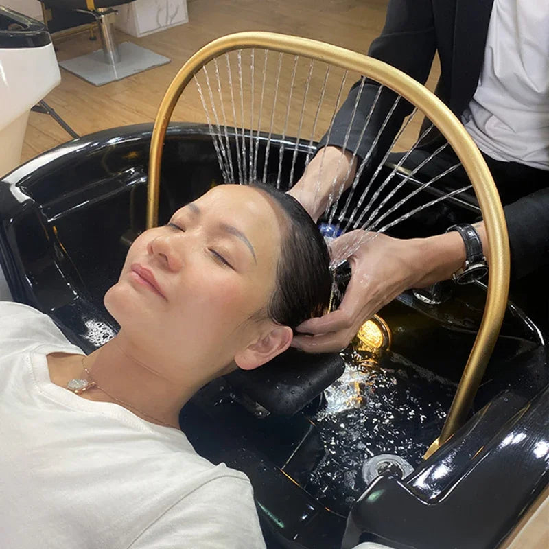 Head Spa Hair Washing Bed Luxury Smart Artifact Stylist Massage Shampoo Chair Salon Lettino Massaggio Salon Equipment MQ50XF
