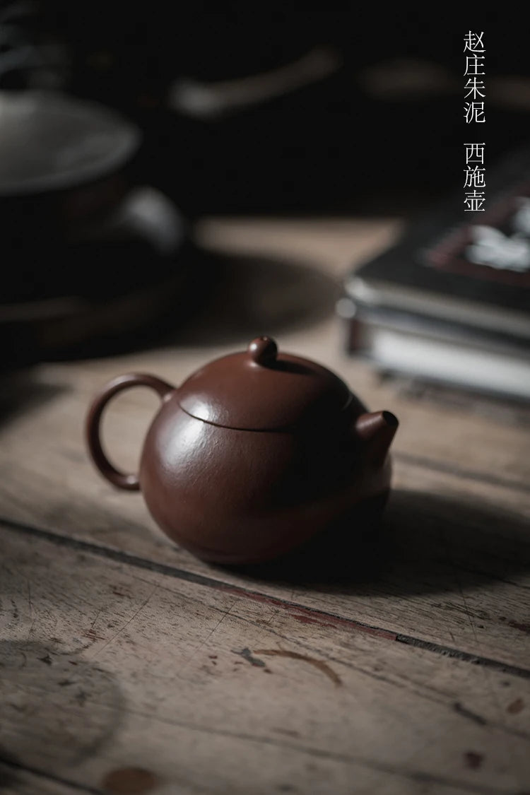 Yixing Purple Clay Pot Kung Fu Tea Set Master Xu Yuefeng, Zhao Zhuang, Old Zhu Ni, Pure Handmade Western Shi