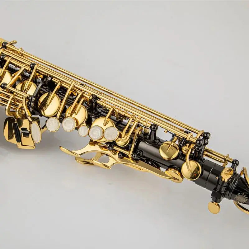 High Eb Alto Saxophone Brass Black nickel gold E Flat Sax Key Type Woodwind Instrument high quality In stock with Accessories